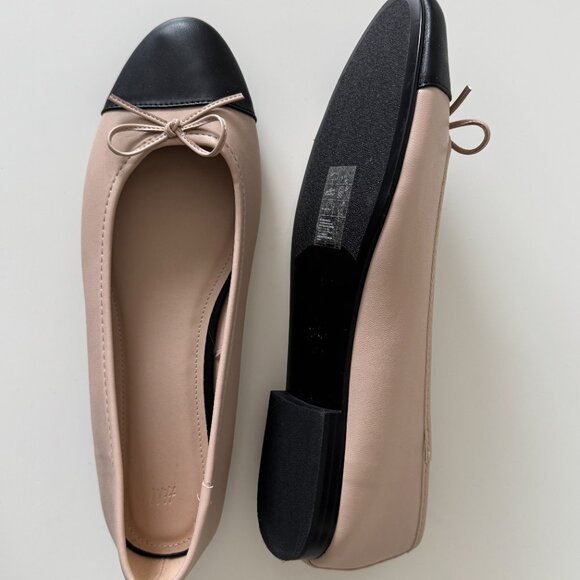 H&M Beige and Black Ballet Flats - Picture 5 of 6